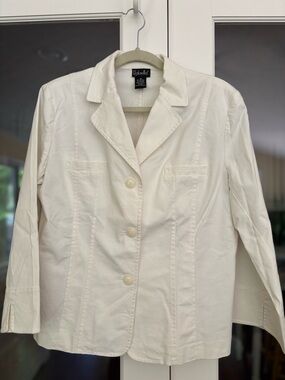 Rafaella White Tailored Blazer Vintage